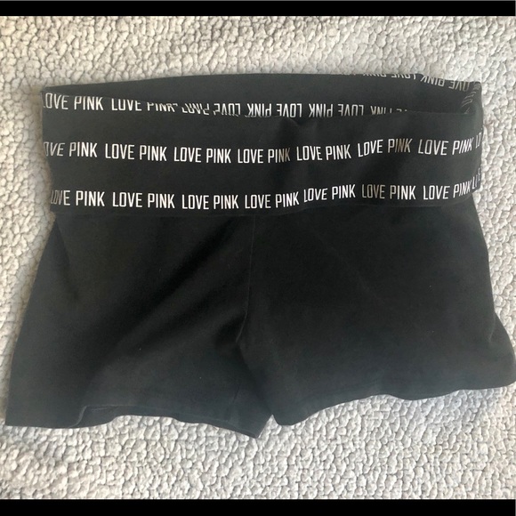 PINK Victoria's Secret Pants - Victoria Secret PINK yoga short foldover waistband